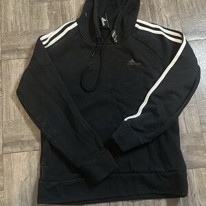 Adidas Black Pullover with White Accents